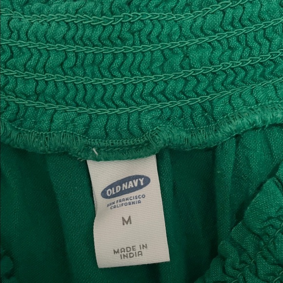 Old Navy Emerald Green Embroidered Blouse - Picture 2 of 2
